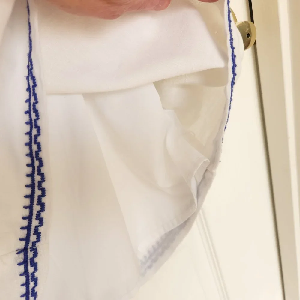 NWOT J. Crew Factory Embroidered Linen/Cotton Dress XXS - Picture 6 of 7